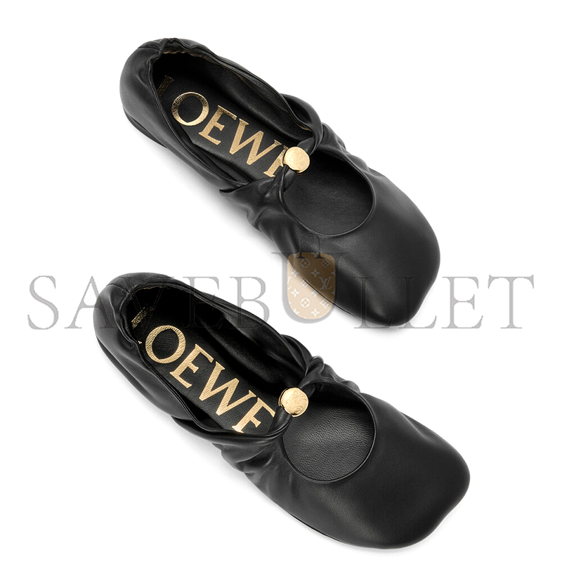 LOEWE PEBBLE SOFT BALLERINA IN NAPPA LAMBSKIN L815466X46 LOEWE PEBBLE SOFT BALLERINA IN NAPPA LAMBSKIN L815466X46